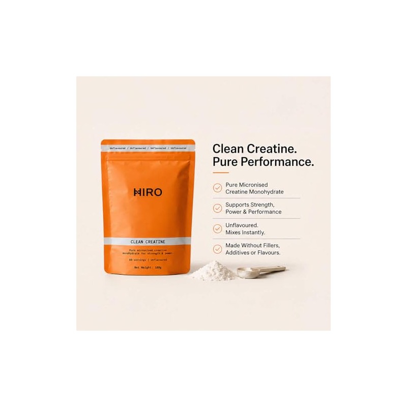 Hiro Clean Creatine Pure Micronised Creatine Monohydrate