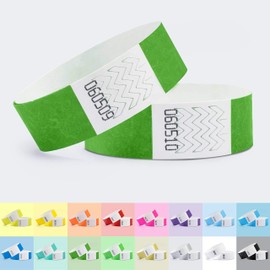 linie zwo ®, Tyvek Inlet Bands 19 x 254 mm Grass Green Pack of 1000