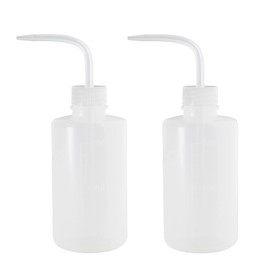 Piutouyar 2Pcs Plastic Wash Bottle 250ml Plant Squeeze Bottle, Wash Squirt Bottle, Succulent Watering Can for Indoor Plants Flower (8oz)