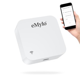 eMylo 5.0 Bluetooth & 3.0 ZigBee Gateway with IR Remote Function Wireless Remote Control Gateway Intelligent Bluetooth ZigBee WiFi Hub for Home Automation Compatible with Alexa, Google Home