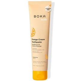 Boka Fluoride Free Toothpaste Nano Hydroxyapatite Toothpaste - Orange Cream Flavor, 4 oz 1Pk US Manufactured