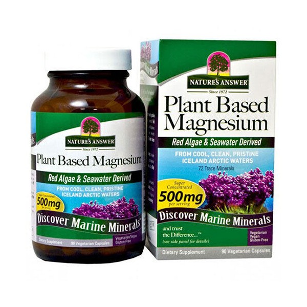 Plant Based Magnesium 90 Caps  by Nature's Answer