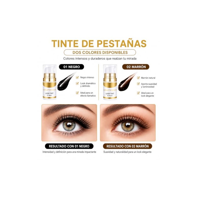 Kit de Pestañas Permanentes, Lash Lifting Kit con Permanente en