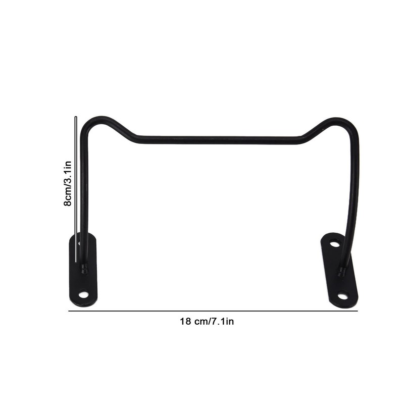 Pack of 6 Metal Red Wine Display Holder Wall Mounted