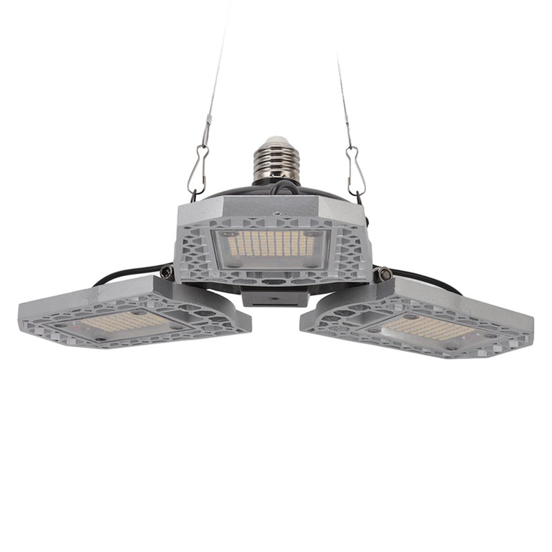 LED Grow Light 297 LEDs Folding Three Leaves Indoor Plant
