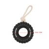 Dog Tire Chewing Toy Bite Resistant Treat Dispensing Rubber Aggressive