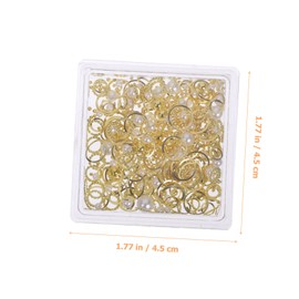 WOONEKY Exquisite Butterfly Heart Pearl Nail Art Decor 3 Pack Set Alloy Material for Graduation Party Stage Performances