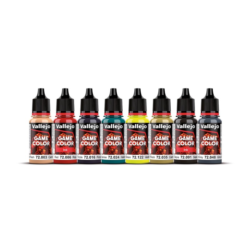 Vallejo 772191 Death Chaos Paint Set 8 x 18 ml