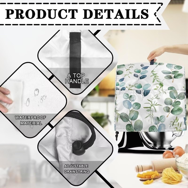 Txsniver Dust Cover for Kitchen Mixer Waterproof Stand Cover for