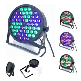 54 LED Par Light RGB Stage Lights Revolving Windmill Effect Party Lighting with Sound Activated Remote DMX Control DJ Lights for Disco Club Wedding Birthday Christmas