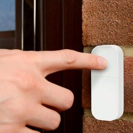 IQ America Plug In Wireless Doorbell Kit for a Single Door. 1 Button and 1 Chime