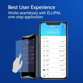 ELLIPAL Titan Crypto Hardware Wallet - Cold Wallet, Multi-Currency&Token Support, Anti-Disassembly&Tampering, Internet Isolated, Easy Exchange& Trade, Support BTC XRP ETH USDT and More Tokens