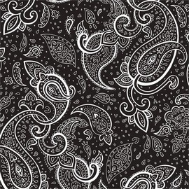 VistaPalette Black and White Paisley Flower Vintage Peel and Stick Wallpaper Wall Decor Self Adhesive Wall Paper Stick on Easy Peel Off Contact for Renter Apartment