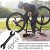 2 pieces conical bicycle keys, 1 piece 8 shaped flower