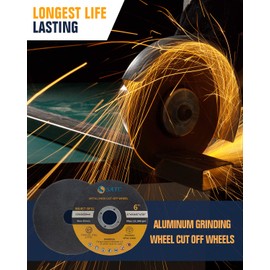 S SATC Cutting Wheel 6"x.045"x7/8" Cut Off Wheels 6 in Cut Off Wheels for Metal 25 PCS Cutting Discs Fits Angle Grinder Concrete Accessories Saw Grinder Metal Cut Tools Grinder Attachment