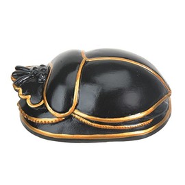Egyptian Black Scarab Collectible Figurine