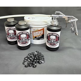 Gal. PB Blaster Black, Semi Pro Undercoating Gun, 1 Wand, 3 B Qt. Bottles, and 50 Rust Plugs