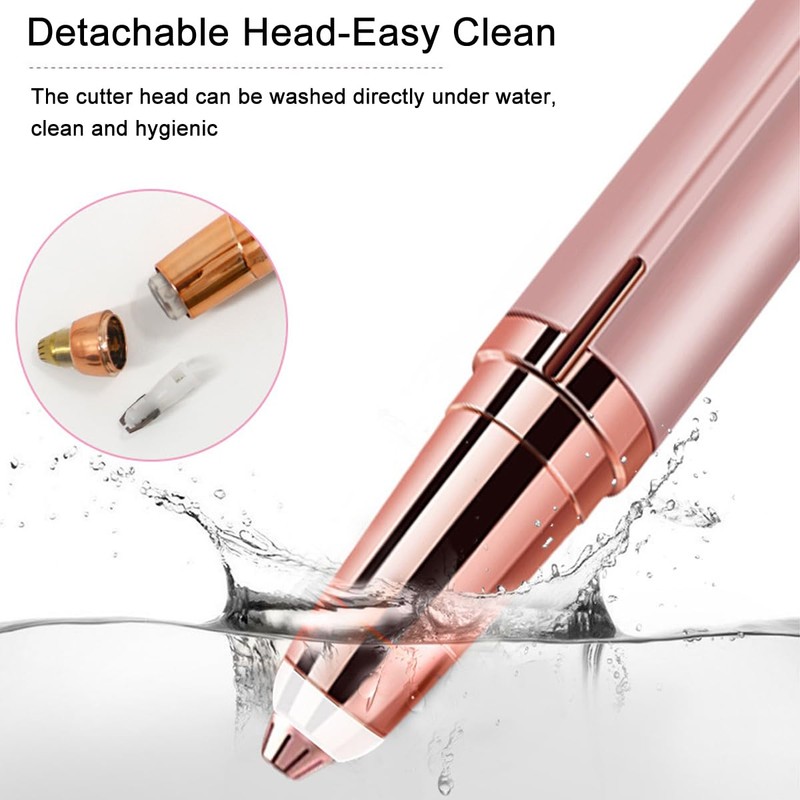4 Pack Replacement Heads Compatible with Flawless Eyebrow Hair Remover