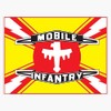 Mobile Infantry Flag Window Bumper Sticker Decal 5"