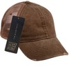 E-FLAG Low Profile Unstructured HAT Twill Distressed MESH Trucker CAPS