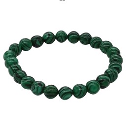 Soulnioi Healing Crytsal Natural Malachite Crystal Energy Crystal Beads Bracelet for Reiki Spiritual Lucky Girls Gift
