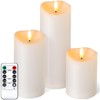Outdoor Flameless Candles with Remote Timer - Waterproof Realistic Flickering