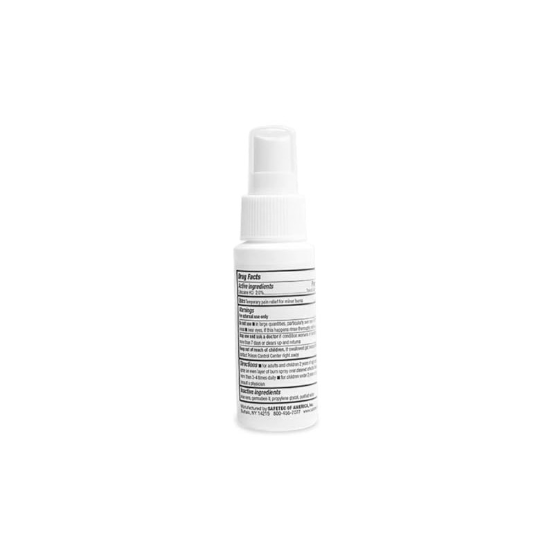 Safetec 50004 Burn Relief Burn Spray Bottle 2 Oz (Each)