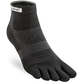 Injinji Run Lightweight Mini-Crew Unisex Toe Socks L