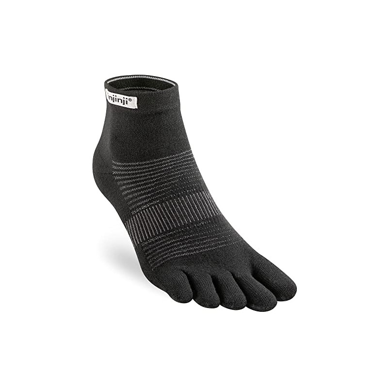 Injinji Run Lightweight Mini-Crew Unisex Toe Socks L