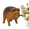 Ugly Toad Figure, Home Rain Frog Decor Sculpture, Resin Fun