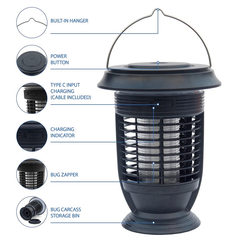 Unbranded Ozark Trail Rechargeable Self -Cleaning Bug Zapper