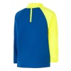 Speedo Boy's Reef Shark Rash Top, Turksh Sea/Hyper Yellow, 4