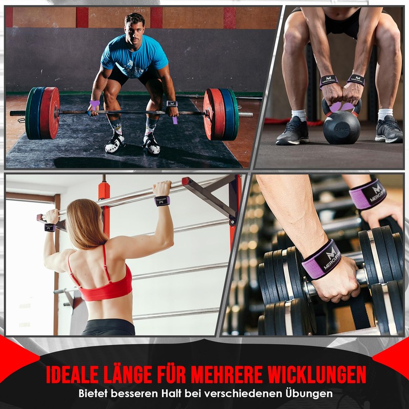 MERCURYAL Straps Gym - Powerlifting Straps - Gym Accessories -