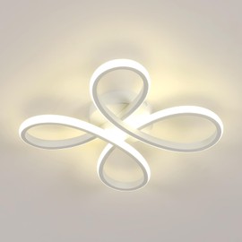 Comely LED Ceiling Light, 30 W 3500 LM Ceiling Lighting White Creative Flower Shape, 4500 K Natural Light Ceiling Lamp LED for Balcony, Hallway, Bedroom, Living Room, Kitchen, Dining Room
