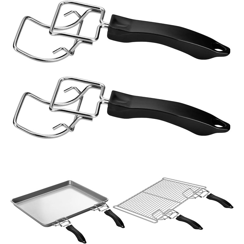 2Pcs Oven Tray Extractor Grills Extractor Oven Rack Push Tool