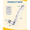 ANONEMOTO Heel Toe Shift Lever Pegs Shifter Lever Pegs Fit