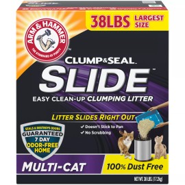 Arm & Hammer Slide Easy Clean-Up Clumping Non-Stick Multi-Cat Litter 14-38 lb   - 28 Lbs