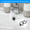Pack of 10 Sink Overflow Covers, Round Universal Sink Overflow