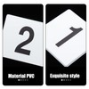 OUNONA Number Tag, Table Numbers, Waterproof, PVC, Number 1-25, Table