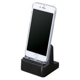 HAN Smartphone Ständer smart-Line, praktische Smartphone Halterung für das Büro, Handyhalterung mit 3 Adaptern für Smartphones, 92130-13, schwarz