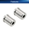 Yinpecly 2pcs Stainless Steel Cabinet Door Closet Drawer Ball Catch
