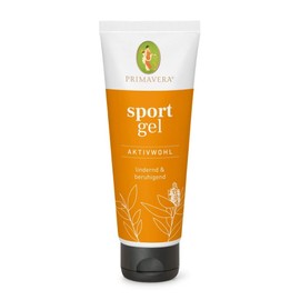 PRIMAVERA Aktivwohl Sport Gel 3 x 75 ml - Loosening Stressed Ligaments and Tendons After Overexertion, Bad Stress - Aromatherapy - Soothes, Relaxes the Skin - Vegan