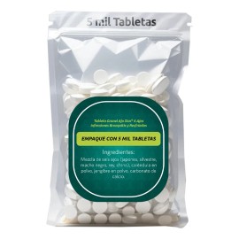 Tableta Granel Ajo Star® 6 Ajos Infección Bronquitis Resfria Sabor Sin sabor