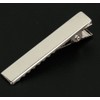 HJ Hair Clip Hairpin Metal Fittings, DIY, Silver, Approx. 100