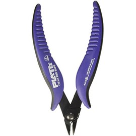PLATO 175LX Diagonal Flush Cutters with ESD-Safe Handle and Safety Guard, 5.6", 1.5"