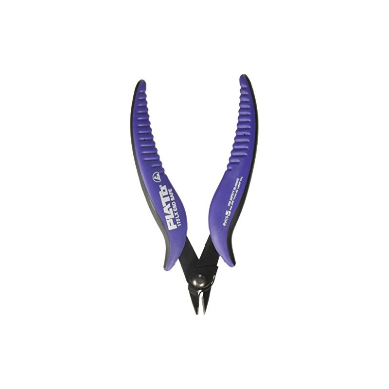 PLATO 175LX Diagonal Flush Cutters with ESD-Safe Handle and Safety