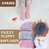 5 Pairs Fuzzy Soft Cozy Comfortable Socks for Women, Casual