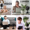 RamPro Portable Desk and Clip on Fan, 6 Inch Fans
