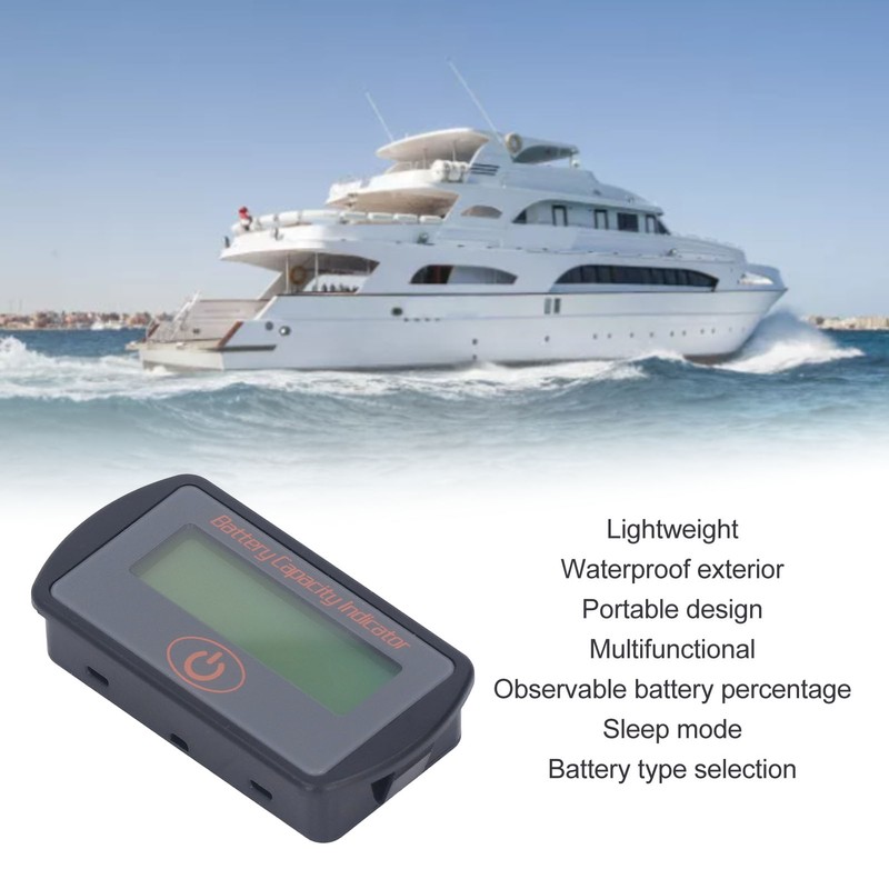 Battery Capacity Indicator Compact Size PVC Film Waterproof Battery Monitoring