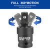 DAKCOS Impact Universal Joint Socket Set, 3 Piece Swivel Socket